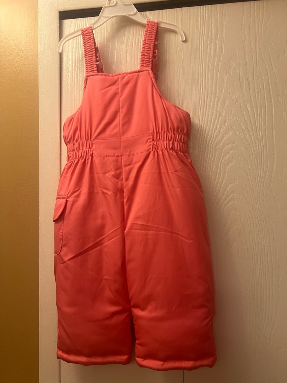 Carter's Coral Overalls Insulated Snow Bib